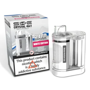 SKE Crystal 2400 4 in 1 Pod Kit – White Edition
